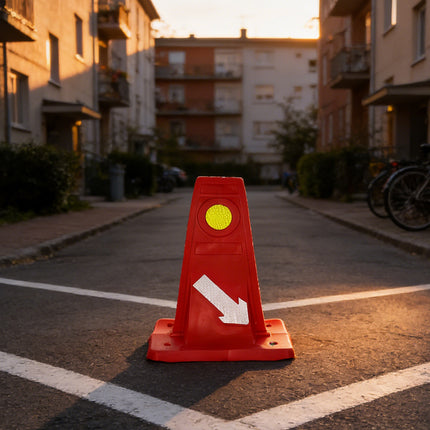 Reflective Traffic Divider Post Lane Separator Direction Arrow Roadwork Durable