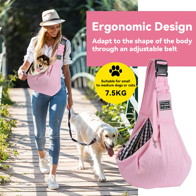 Pet Carrier Foldable Breathable Bag for Small Medium Dogs Cats Travel Walking