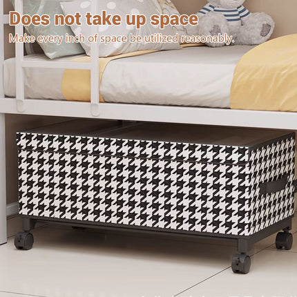 Under Bed Storage Box with Wheels Dustproof Large Capacity for Bedroom Storage