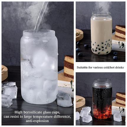 500ml Water Bottle With Lid And Straw Reusable Drinkware Leakproof HeatResistant