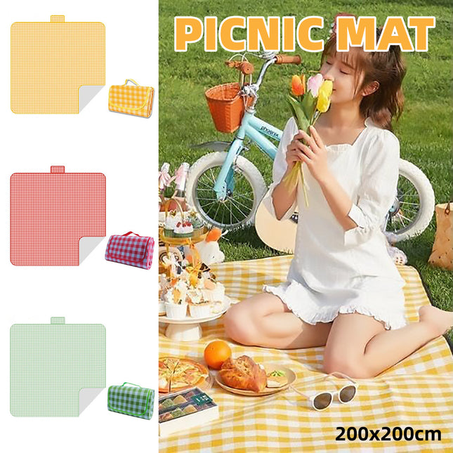 Waterproof Picnic Mat Outdoor Camping Thickened Beach Blanket Spring Outing Use