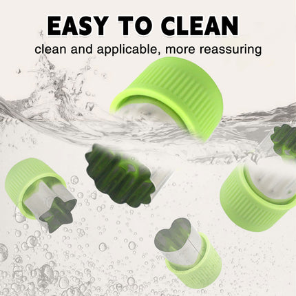 9 Pcs Stainless Steel Fruit and Vegetable Cutter Set for Mini Shapes