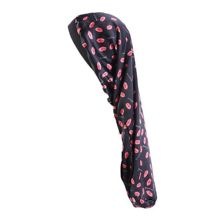 Sleep Cap Satin Silk Bonnet Wrap Hat Headwear Hair Sock Long Head Cover Turban - Aimall