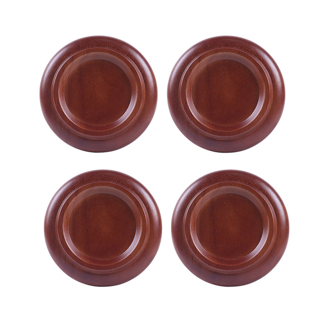 Piano Floor Mat 4pcs Anti Slip Pads Wooden Upright Grand Piano Foot Protection
