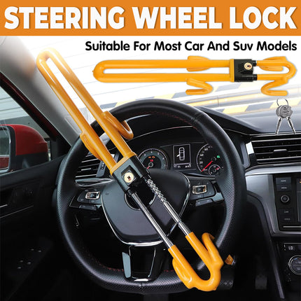 Adjustable Car Steering Wheel Lock Anti Theft Security Bar for Vehicle Protect