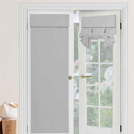 Self Adhesive Door Curtain with Velcro Blackout Thermal Privacy Shade