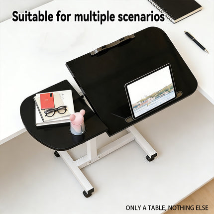 Portable Adjustable Height Laptop Desk Stand Mobile Table For Bed Sofa Office