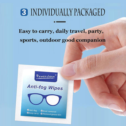 Anti Fog Wet Wipes 100PCS Lens Cleaning Paper for Glasses Screen Phone Camera