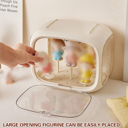 Doll Storage Box Display Rack Space Capsule For Doll Collection Organization