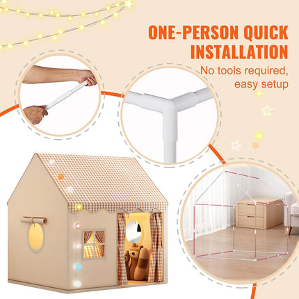 Game Castle Tent Indoor Outdoor Party Playhouse Foldable Portable Event Shelter