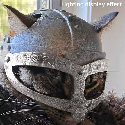 Cat Helmet Decorative Headwear Costume Mask Funny Pet Cap Photography Display