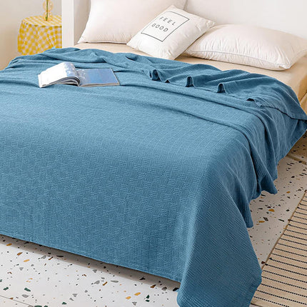 Knitted Blanket Warm Sofa Throw Soft Cozy Blanket Comfortable Home Decor Piece