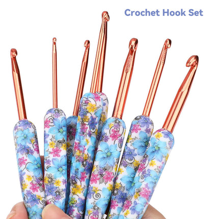 Handmade Crochet Set for Beginners DIY Craft Scarf Hat Making Supplies