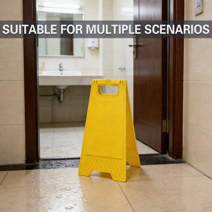2PCS Caution Warning Signs Standing Floor Sign A Frame Stand Safety Durable