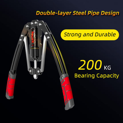 Hydraulic Arm Strengthener Mens Arm Strength Bar Home Exercise Fitness Grip