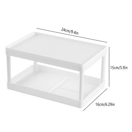 2pcs Desk Organizer Storage Rack Display Shelf for Cosmetic Sundries Files