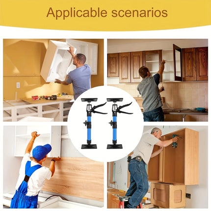 Telescopic Support Rod Adjustable 30-59cm Sturdy Cabinet Lift