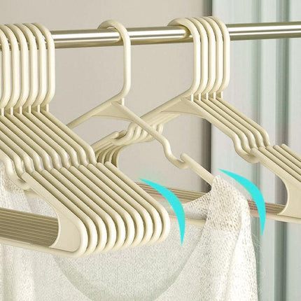 50PCS Non Slip Clothes Rack Home Drying Storage Organizing Clothes Hangers Racks