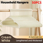 50PCS Non Slip Clothes Rack Home Drying Storage Organizing Clothes Hangers Racks