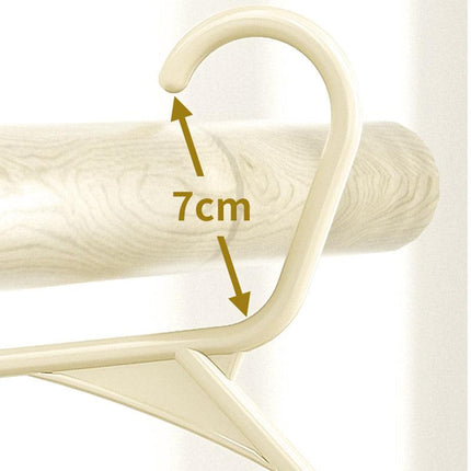 50PCS Non Slip Clothes Rack Home Drying Storage Organizing Clothes Hangers Racks
