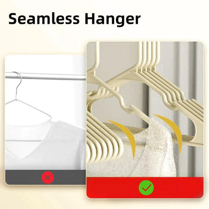 50PCS Non Slip Clothes Rack Home Drying Storage Organizing Clothes Hangers Racks