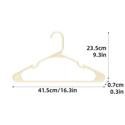 50PCS Non Slip Clothes Rack Home Drying Storage Organizing Clothes Hangers Racks