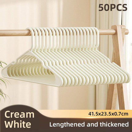 50PCS Non Slip Clothes Rack Home Drying Storage Organizing Clothes Hangers Racks