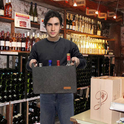 Portable 12 Bottle Wine Carrier Case Storage Box Max 40Kg for Travel Party Use
