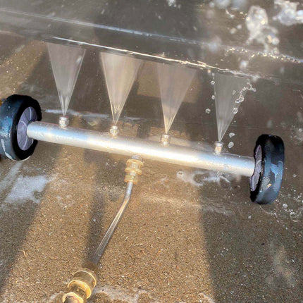 High Pressure Washer Surface Cleaner Attachment For Floor Car Chassis Cleaning