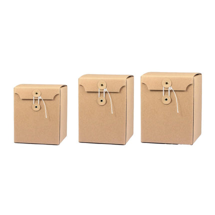 10PCS Kraft Paper Box Corrugated Packaging Box Gift Storage Transport Carton