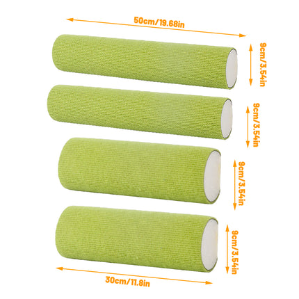 Cat Claw Board 4PCS Self Adhesive Cylindrical Scratcher Pads for Cat Tree Post