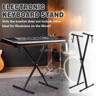 X-type Electronic Keyboard Stand Adjustable Height for Piano Keyboard Studio