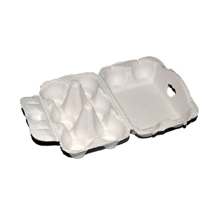 200PCS Paper Egg Tray 6 Slot Molded Pulp Leak-Proof for Egg Packaging Use