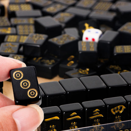 Portable 144PCS Universal Mahjong Set for Family Gatherings Home Entertainment