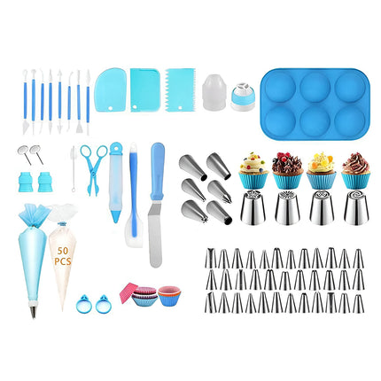 236PCS Cake Decorating Tools Supplies Kit Piping Bags And Tips Set Baking Supply
