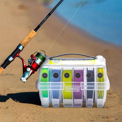 Multifunctional Fishing Line Organizer Storage Box Tackle Management Holder