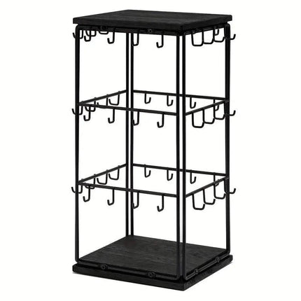 Iron Desktop Earrings Display Organizer Jewellery Stand Holder for Home Storage