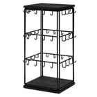 Iron Desktop Earrings Display Organizer Jewellery Stand Holder for Home Storage