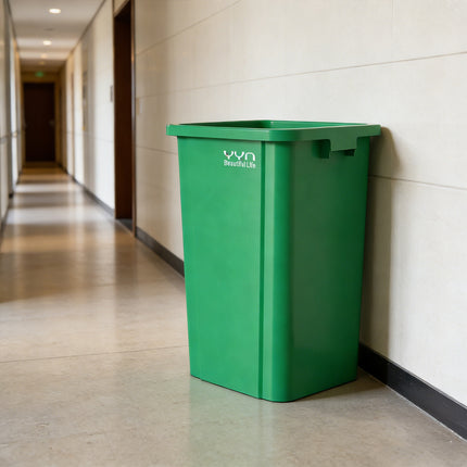 80L Trash Can Dustbin Large Capacity Easy to Use Durable for Indoor Outdoor Use