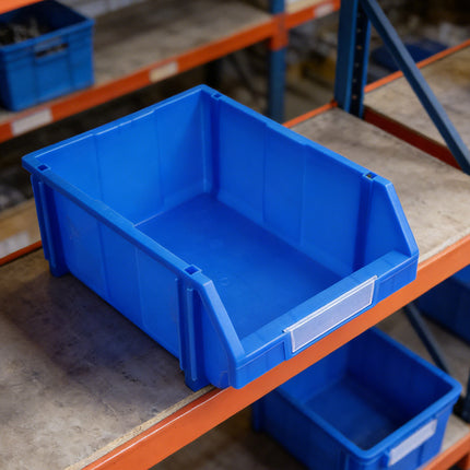 2 Pcs Thickened Slanted Plastic Storage Box for Screws Nuts Crafts Storage Use
