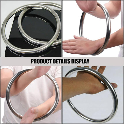 Wing Chun Weighted Training Steel Ring Wear Resistant for Martial Arts Practice