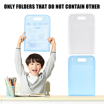 2PCS 13 Pocket A4 File Storage Bag Large Capacity Organizer Durable Documents