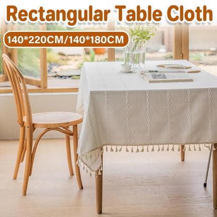 Rectangular Tablecloth Home Dining Table Cover Coffee Table Cloth Waterproof