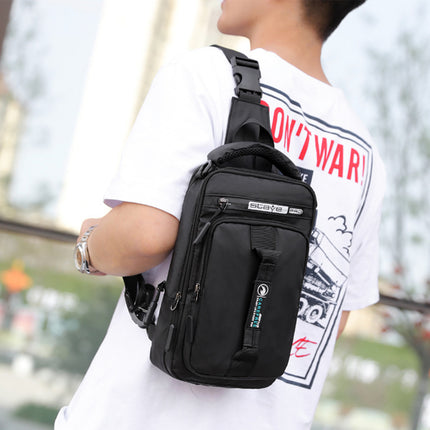 Large Capacity Multi Functional Shoulder Bag with USB Port Water Resistant