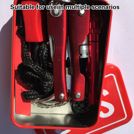 Outdoor Multifunctional Tool Kit for Camping Hiking Fishing Survival Adventures