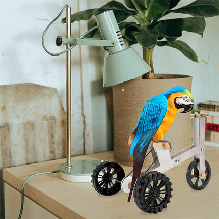 Parrot Training Bicycle Toy Parrot Exercise Bicycle Toy for Birds Fun Activity