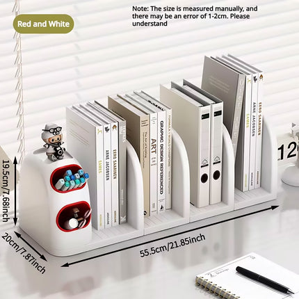 Desktop Storage Organiser With Dividers Pen Holder Home Office School Desk Use