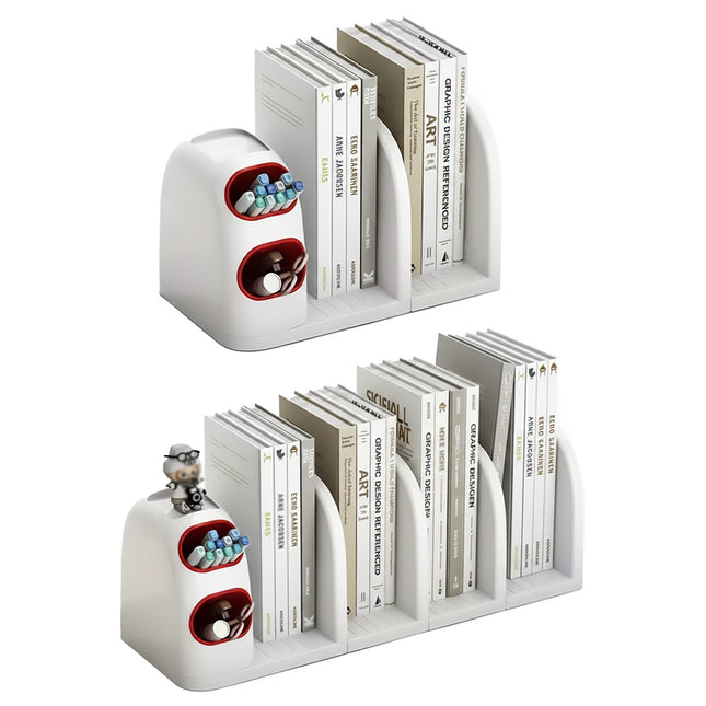 Desktop Storage Organiser With Dividers Pen Holder Home Office School Desk Use