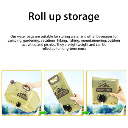 Folding Outdoor Water Storage Bag Portable Camping Hiking Travel Large Capacity