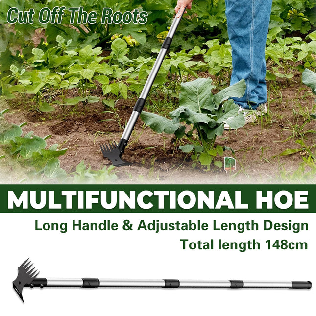 MultiFunctional Hoe Weeder Garden Tool Heavy Duty Durable for Yard Lawn Grooming